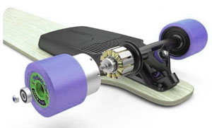 motore elettrico skateboard